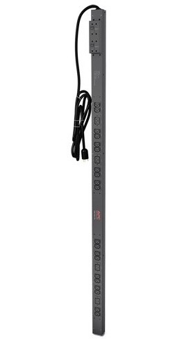 APC Rack PDU, Basic, Zero U, 16A, 230V, (20) C13 (4) C19, IEC C20